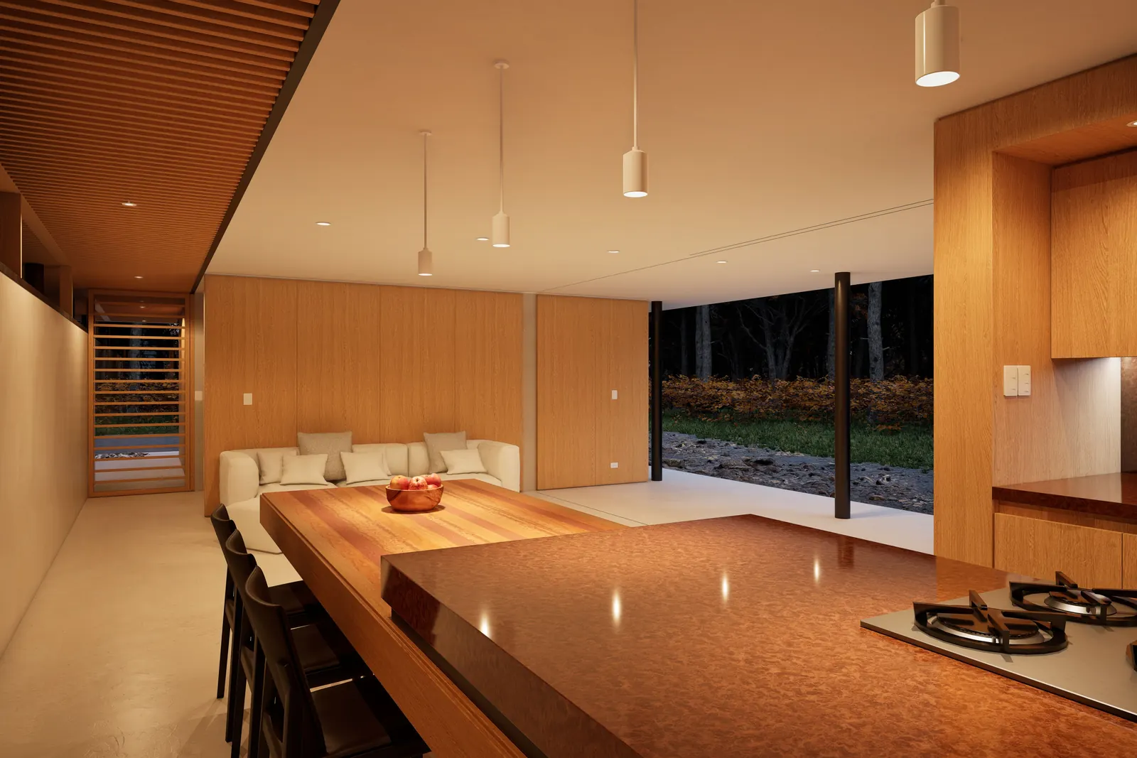 Interior craftsmanship detail