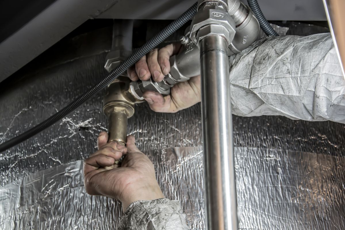 Concealed plumbing systems — plumbing work by AR Enterprises